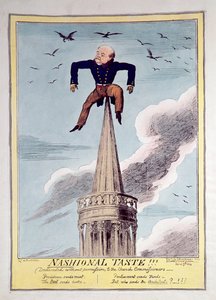 「Nashional Taste」、パブ。 1824 作： George Cruikshank